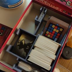 codenames_in_box.jpg Fichier STL gratuit Boîte à noms de code Oranizer・Design imprimable en 3D à télécharger
