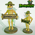 11111.png Zookeeper from ZOONOMALY, Zoo Keeper | Zookeepers Figurines | Fan Art