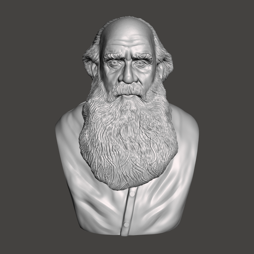 Leo-Tolstoy-1.png 3D модель Льва Толстого - высококачественный STL файл для 3D печати (ПЕРСОНАЛЬНОЕ ИСПОЛЬЗОВАНИЕ)