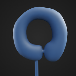 Latter-O_1.png Fichier STL Lettre O en dessin animé・Modèle imprimable en 3D à télécharger