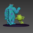 4.png James P. Sullivan sully y mike wazowski de monsters inc y monsters university pose divertida