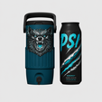 ChatGPT-Image-9-Agu-2026-13_27_28.png Werewolf Can Dispenser – 12 Oz Slim Can Holder STL 3MF | Wolf Halloween Drink Cooler | Multicolor 3D Print
