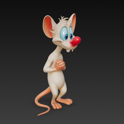 【レア】Pinky and the Brainフィギュア 2体セット 🧠 Pinky & The Brain - Conjunto de figuras duplas・Arquivo STL