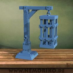 Kaefig.46.jpg STL file Nemoriko´s : Eiserner Käfig / Iron Cage・3D printer model to download