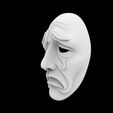 Sad-Eyes-Mask.2.jpg Sad Eyes Mask 3D Print Model Poignant Sorrowful Expression