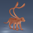 Displacer-Beast-cycles1-zoom.png Displacer beast panther miniature fan art + stand