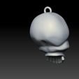 08.jpg 骷髅吊坠 3D 打印模型