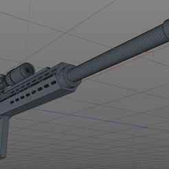 3.JPG Archivo STL gratis Sniper GTA V・Diseño por impresión en 3D para descargar