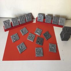 IMG_6975.jpg Файл 3D Periodic Table of Elements f-block chemistry - stl file・Модель для загрузки и 3D-печати