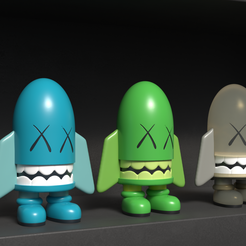 blitz2-Camera-2.png OBJ file Kaws Blitz Figure・3D printing idea to download