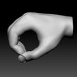 top.jpg STL file Grabbing Hand・3D print object to download
