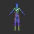 Wireframe n Polygroups High.png Character Costume - Assassin or Ninja Outfit Skin