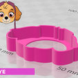 Skye.png Cookie Cutter Paw Patrol Collection