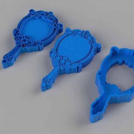 Victorian Mirror Cutter & Stamp Set (STL)