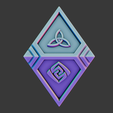 9.png Genshin Impact Würfel -- Kartenspiel -- TCG Genius Invokation -- 8 Elemente -- Sliced Print Ready