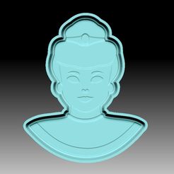 Cinderella-VACUUM-PIECE.jpg STL file CINDERELLA BATH BOMB MOLD・3D printable model to download
