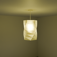 lamp-shade-hexagonal-twirl-cylinder-07.png Ceiling Light Shade - Hexagonal Twirl Cylinder Lamp Sheld
