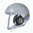 headset_1.png.png Airsoft Headset console for tactical helmet