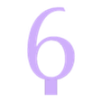 6.stl Tek boynuzlu at doğum günü mumluğu