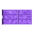 floor 1X2 A.stl terrain, tile, rpg, 28 mm, d&d, Dungeon set 1 (Quick tiling system)