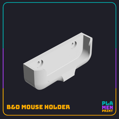 BD-Mouse-Wall-Holder-PL.png Support mural pour ponceuse à souris B&D