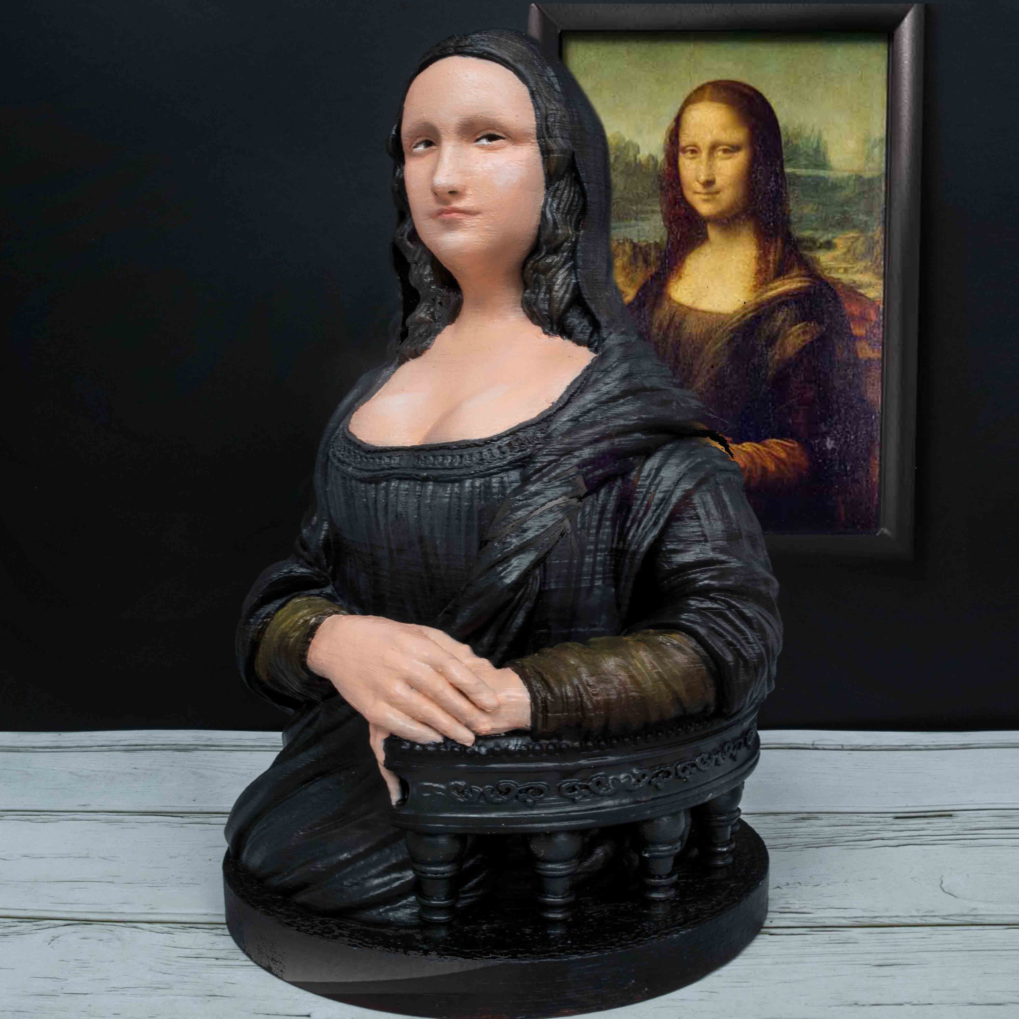 22.jpg 3D file Mona Lisa・3D print model to download, HaeSea