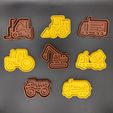 IMG_7379.jpg Construction Vehicles and Tools Cookie Cutter Set **Commercial Bundle**