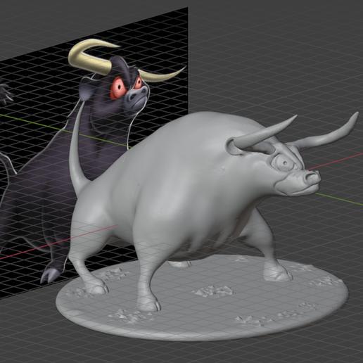 Toro the Bull 3D model