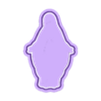 virgin.stl Virgin Mary  Cutter & stamp - Virgen Maria cortante & estampa