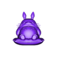 TOTORO 2.obj Totoro dormant sur un oreiller - Chibi 3D Print Model (Fanart)