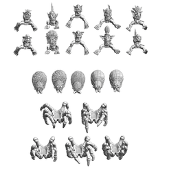4e810df00417f6544c97f4a73c28fb91_original.png STL file Forest Goblin Spider Riders・3D printing design to download