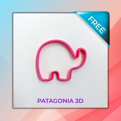 elefante-free.jpg Archivo STL gratis Cortante Elefante Silueta・Modelo para descargar y imprimir en 3D