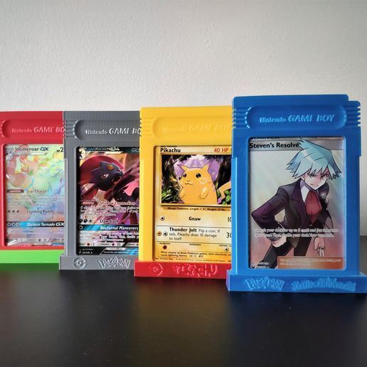 Gameboy Catridge Trading Card Display - 3D model önizlemesi