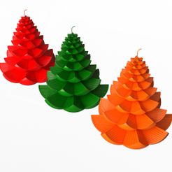 Candle-1.jpg 3D file Christmas Tree Candle・3D printing idea to download