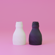 untitled-3.png 3D Printable minimalistic flower vase pack 3D print model
