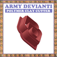 Qe oo ooo See Be = ARMY DEVIANTI£ = |. POLYMER CLAY CUTTER J ~ STL file POLYMER CLAY CUTTER 4 SIZE .CC. ARMY DEVIANTI・Template to download and 3D print, armydevianti