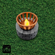Pic-2024-04-11T214551.775.png Miniature Brazier Led Candle Sleeve / No Supports