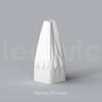 C_5_Renders_1.png Niedwica Vase Set C_1_10 | 3D printing vase | 3D model | STL files | Home decor | 3D vases | Modern vases | Floor vase | 3D printing | vase mode | STL  Vase Collection