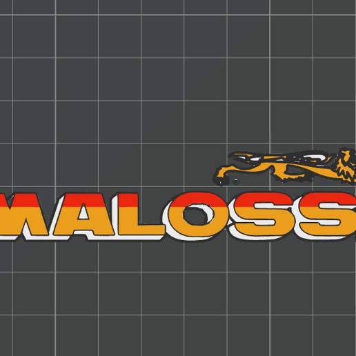 MALOSSI LOGO 3D model
