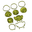 imagen_2022-03-27_233024.png PACK cookie cutters ONE PIECE (5 models cookie cutters)