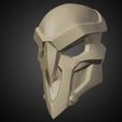 ReaperMaskFront34LeftRandom.jpg Overwatch 2 Reaper Mas for Cosplay 3D print model