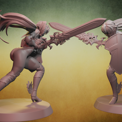 stretchgoal.png STL file SIF THE SHIELDMAIDEN 2 NSFW・3D printing design to download
