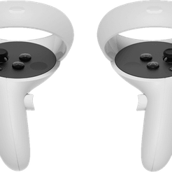 quest2controllers.png STL file Oculus Controllers/Meta Quest 3D scan・Template to download and 3D print