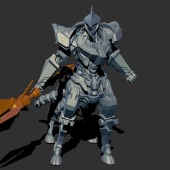 ZBrush-Document.jpg Archivo STL mobile legends hylos piel de corcel de hierro・Plan imprimible en 3D para descargar