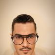 IMG-4120.JPG STL file Eye Glasses - model B1 - FDM & SLS・3D printing design to download