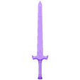 jaune sword parts.STL RWBY Jaune Arc Sword