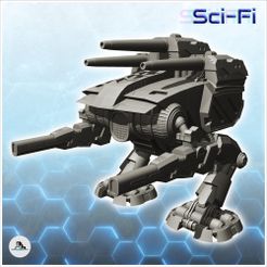 1-PREM.jpg STL file Hidos combat robot (15) - Future Sci-Fi SF Post apocalyptic Tabletop Scifi・3D printing design to download