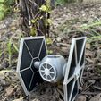 IMG_5178-conv.jpeg Archivo STL STAR WARS TIE FIGHTER JARDINERA / MACETA EASY PRINT・Modelo para descargar y imprimir en 3D