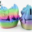 il_fullxfull.5962754537_8835.jpg Baby Dragon Piggy Bank by Cobotech, Lucky Dragon Piggy Bank Gifts, Desk/Home Decor, Cool Gift