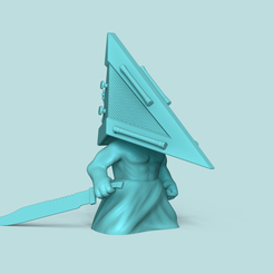 render-01.png Pyramid Head Chibi - Funko Style - Silent Hill